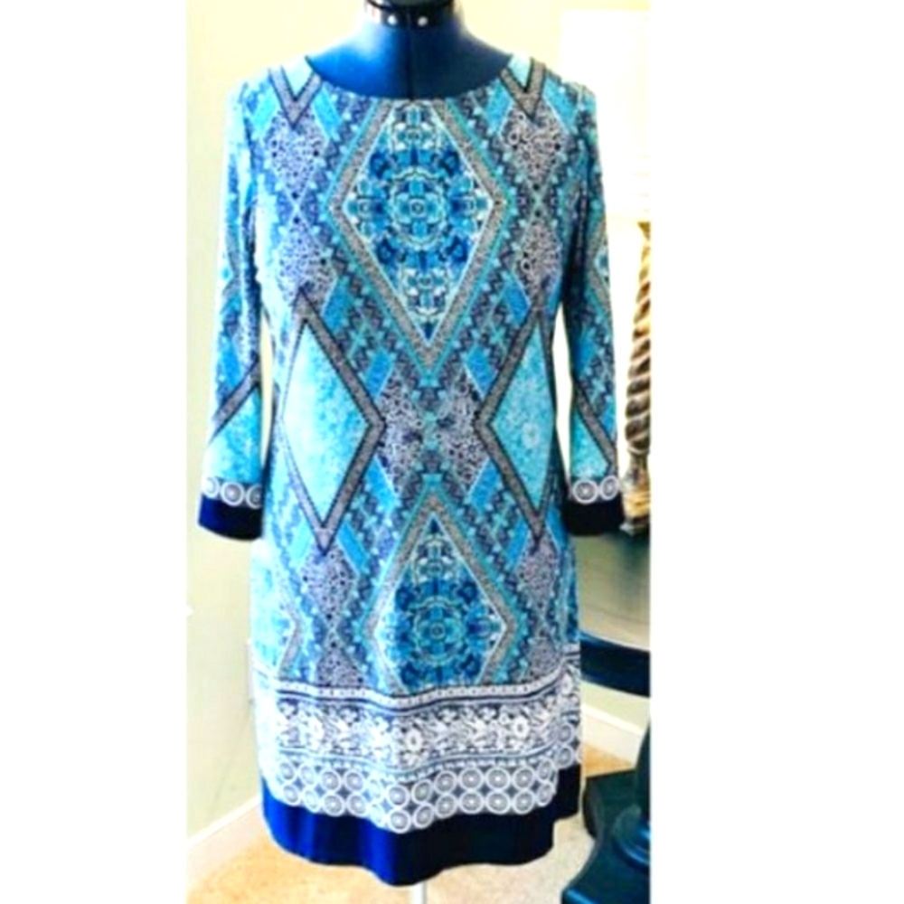Sandra Darren pullover midi dress L